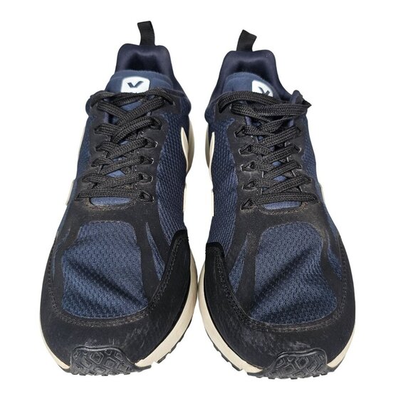 Veja Condor 2 Alveomesh Mens 8 Running Sneakers Shoes Navy Black Off-White - Picture 3 of 12